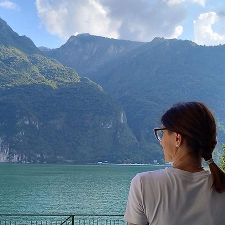 Lake Como Casa La Rosa Abbadia Lariana Bagian luar foto