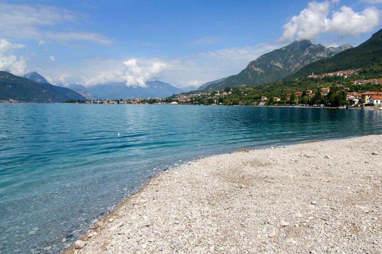 Lake Como Casa La Rosa Abbadia Lariana Bagian luar foto